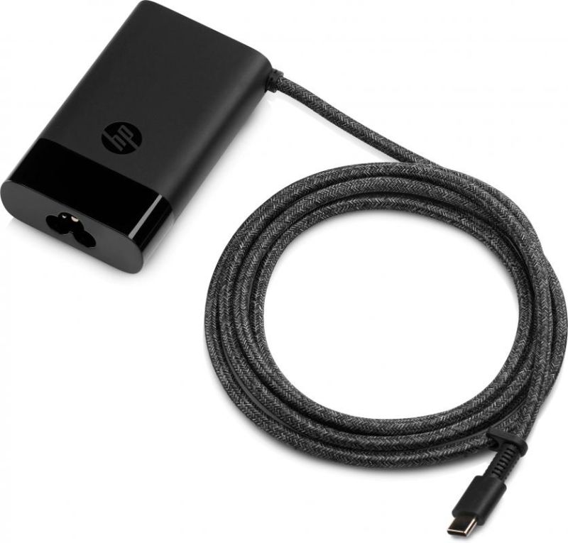 HP 65W USB-C Laptop Charger (NO USB-A, replaces 1HE08AA)